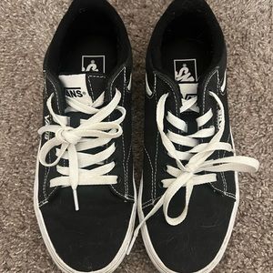 Classic black and white vans